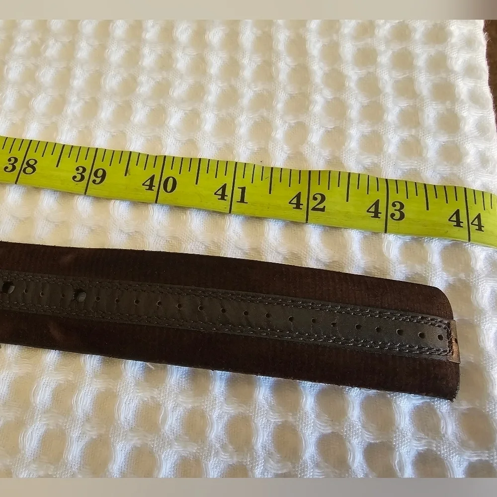 Vintage Remo Tulliani Italian Leather Dress Belt Size 36